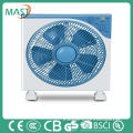 12 Inches Blue Box Fan With Recycle PP Material In Mast 2016